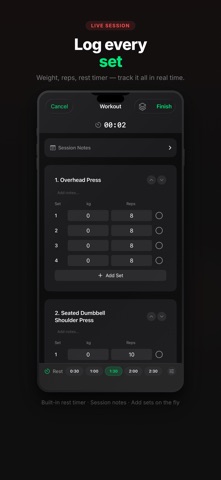 Yolkd - Gym & Workout Tracker Screenshot 5 of 10