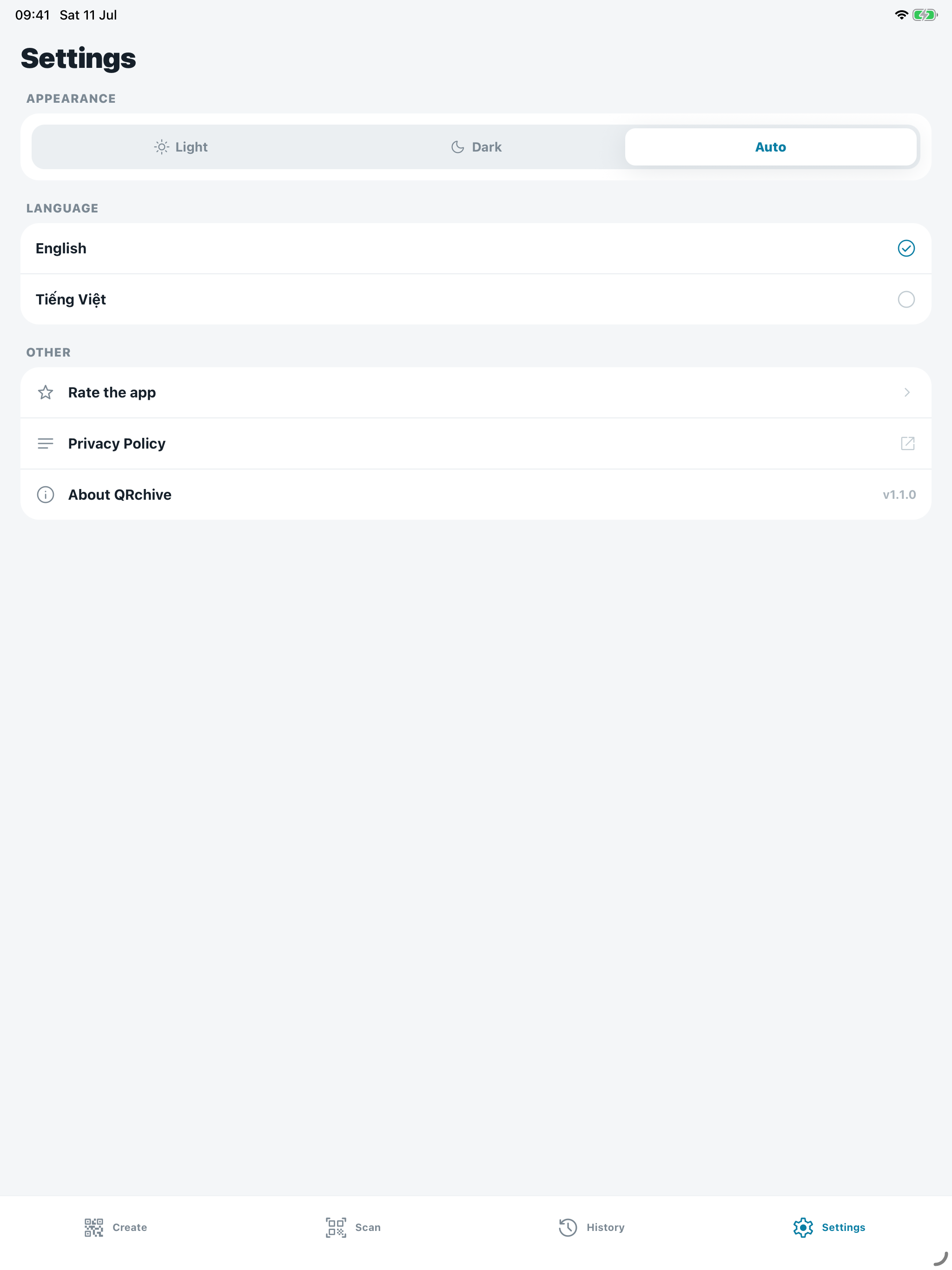QRchive screenshot 12