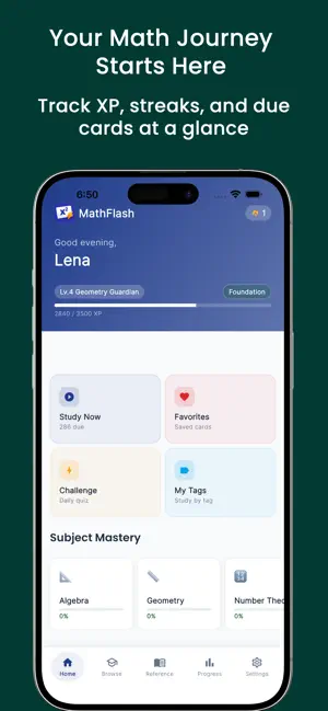 MathFlash — Math Flashcards screenshot 1