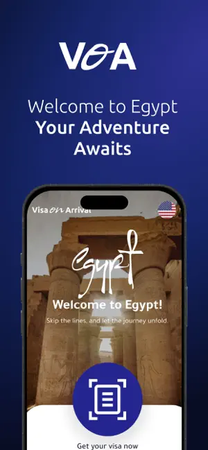 Visa On Arrival Egypt iPhone screenshot 1