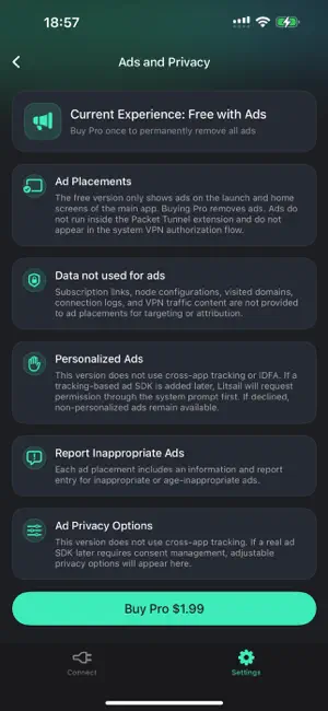 Litsail screenshot 2