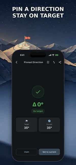 NorthPin True North Compass screenshot 2