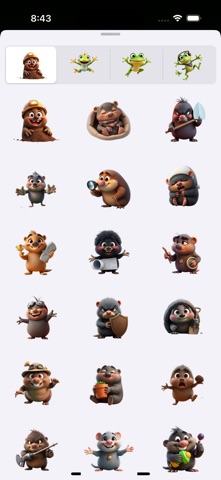Sunny Critters Sticker Set Screenshot 1 of 5