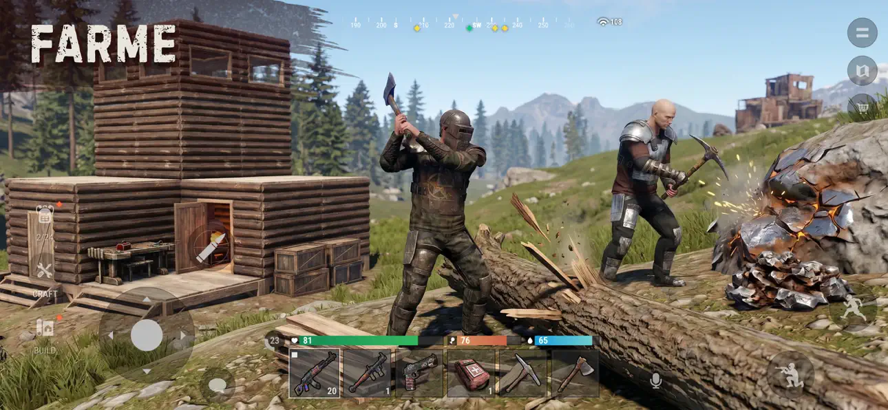 Oxide: Survival Island Online iOS Mod IPA screenshot 2 - iOS game interface
