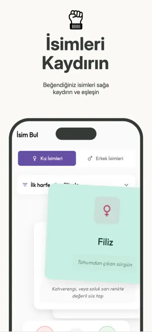 Bebisim - Bebek İsmi Eşleştir screenshot 2
