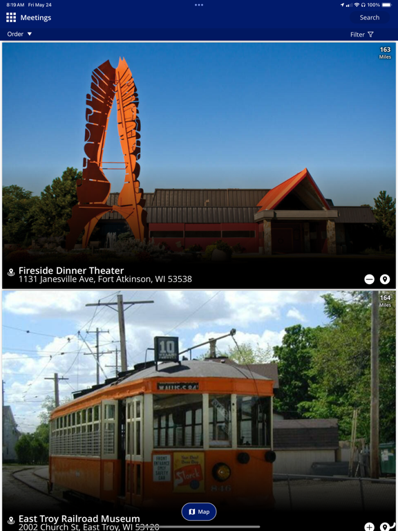 Visit Lake Geneva iPad screenshot 8 - Travel app