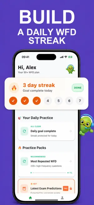 PTE Flow: WFD Practice screenshot 3