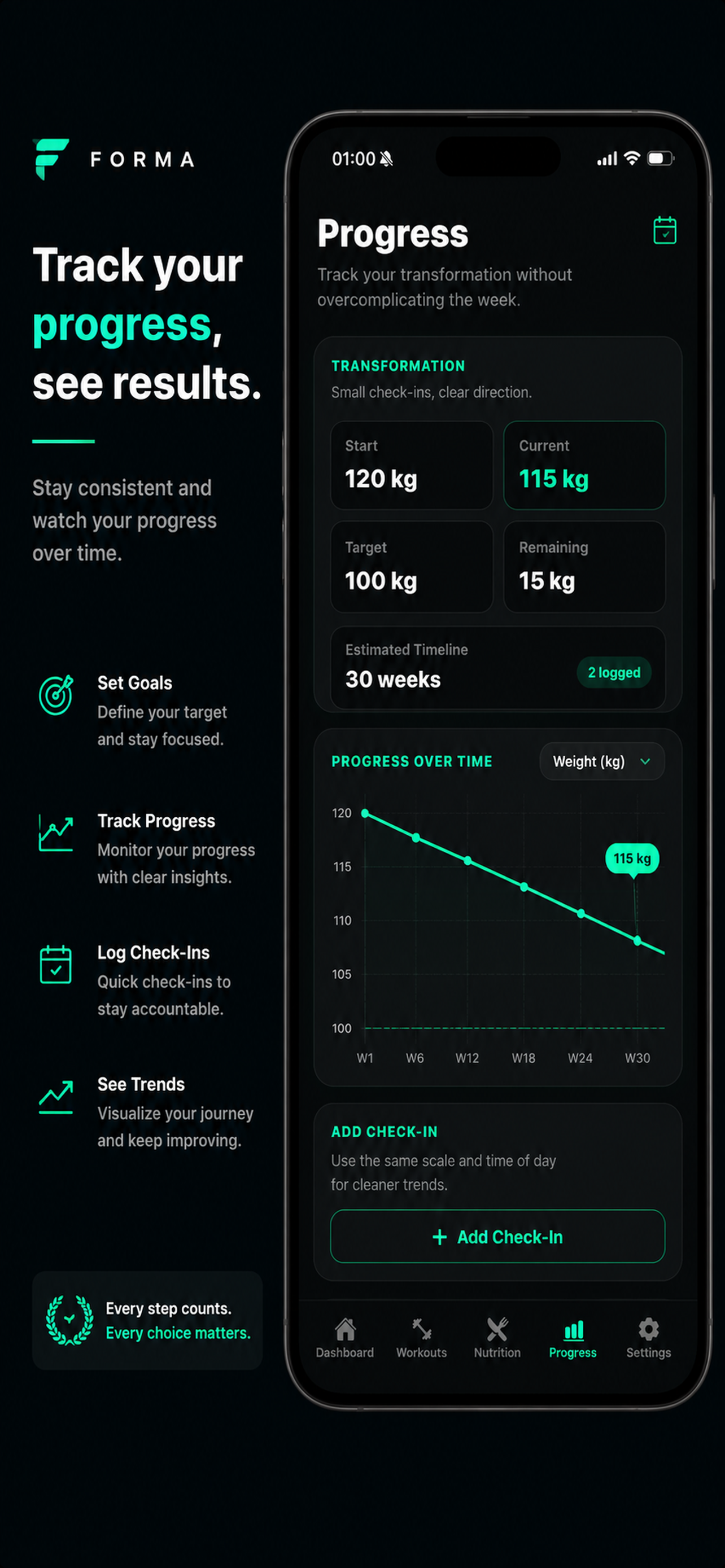 FORMA: Fitness Tracker screenshot 3