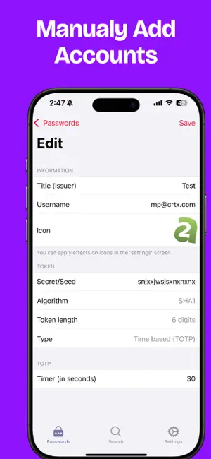 Authenticator App - Privacy screenshot 4