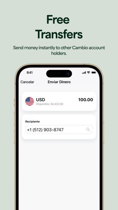 Cuenta Cambio: Mobile Banking Screenshot