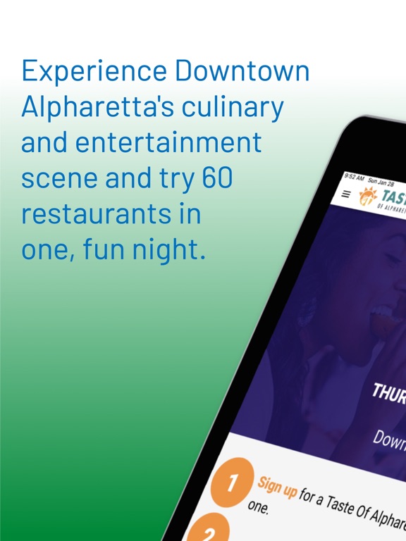 Taste of Alpharetta iPad screenshot 1 - Food & Drink app