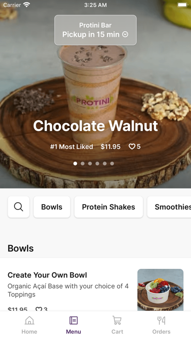 Protini iPhone screenshot 2 - Food & Drink app