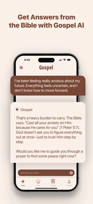 Gospel - Pray & AI Bible Chat screenshot 2
