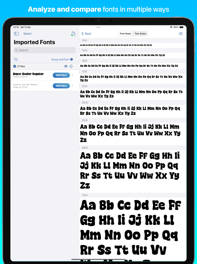 ‎iFont: find, install any font Screenshot