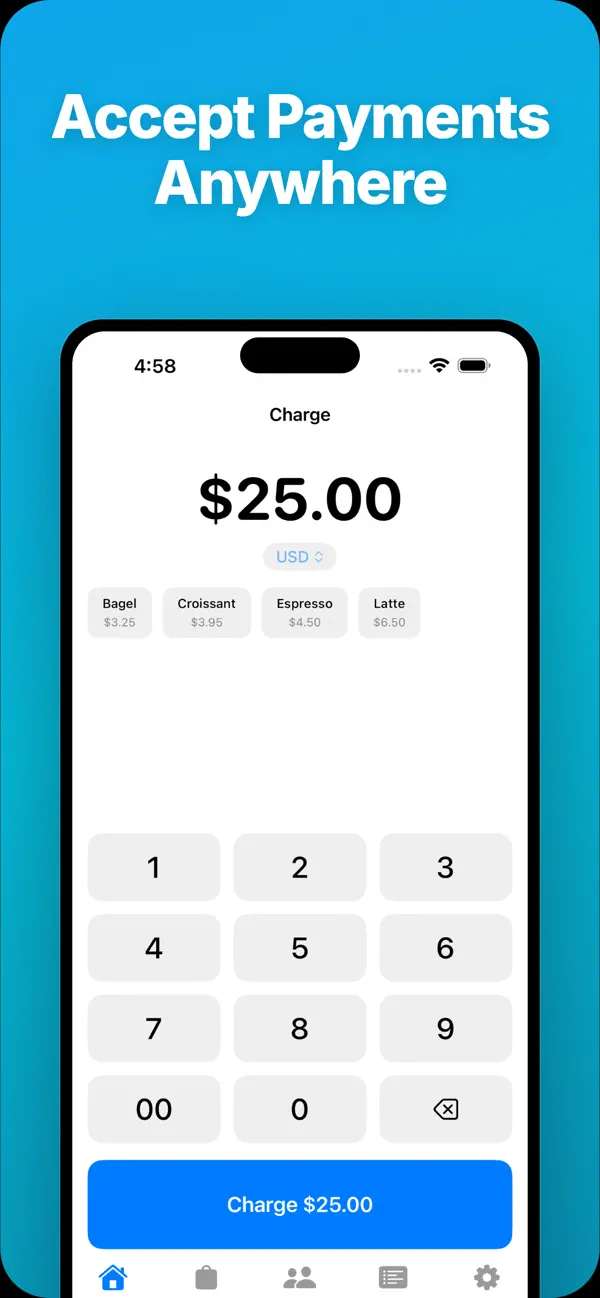 Screenshot #1 pour Charge for Stripe Payments