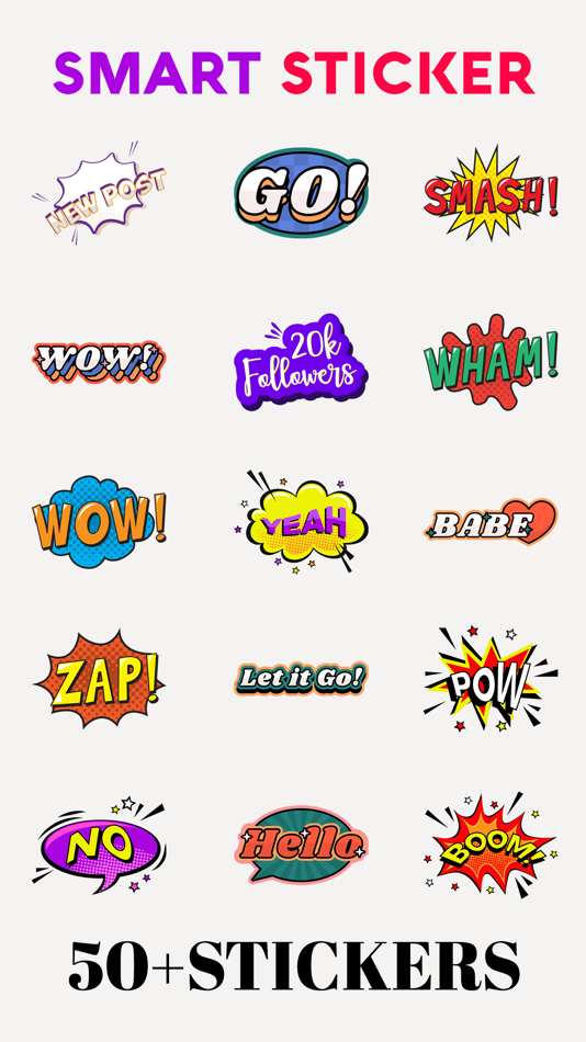 #1. Smart Stickers For iMessages (iOS) 来自: Aman Kumar