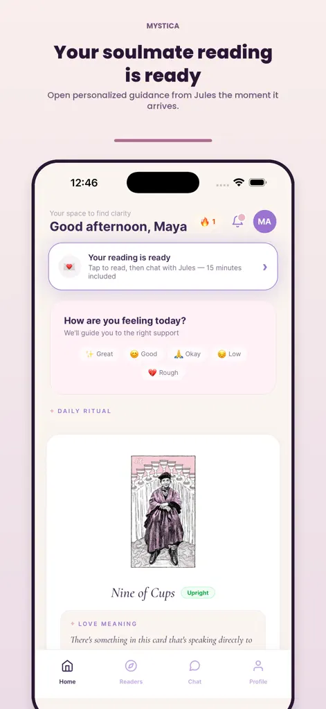 Mystica Psychic Readings - Entertainment App | MWM