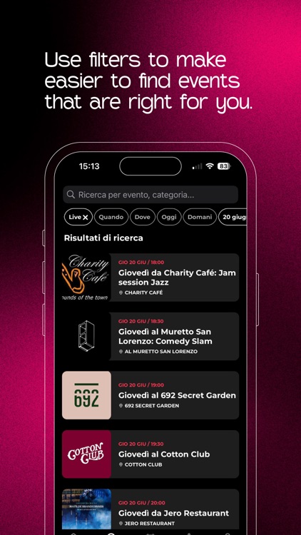 Nightify: events and tickets