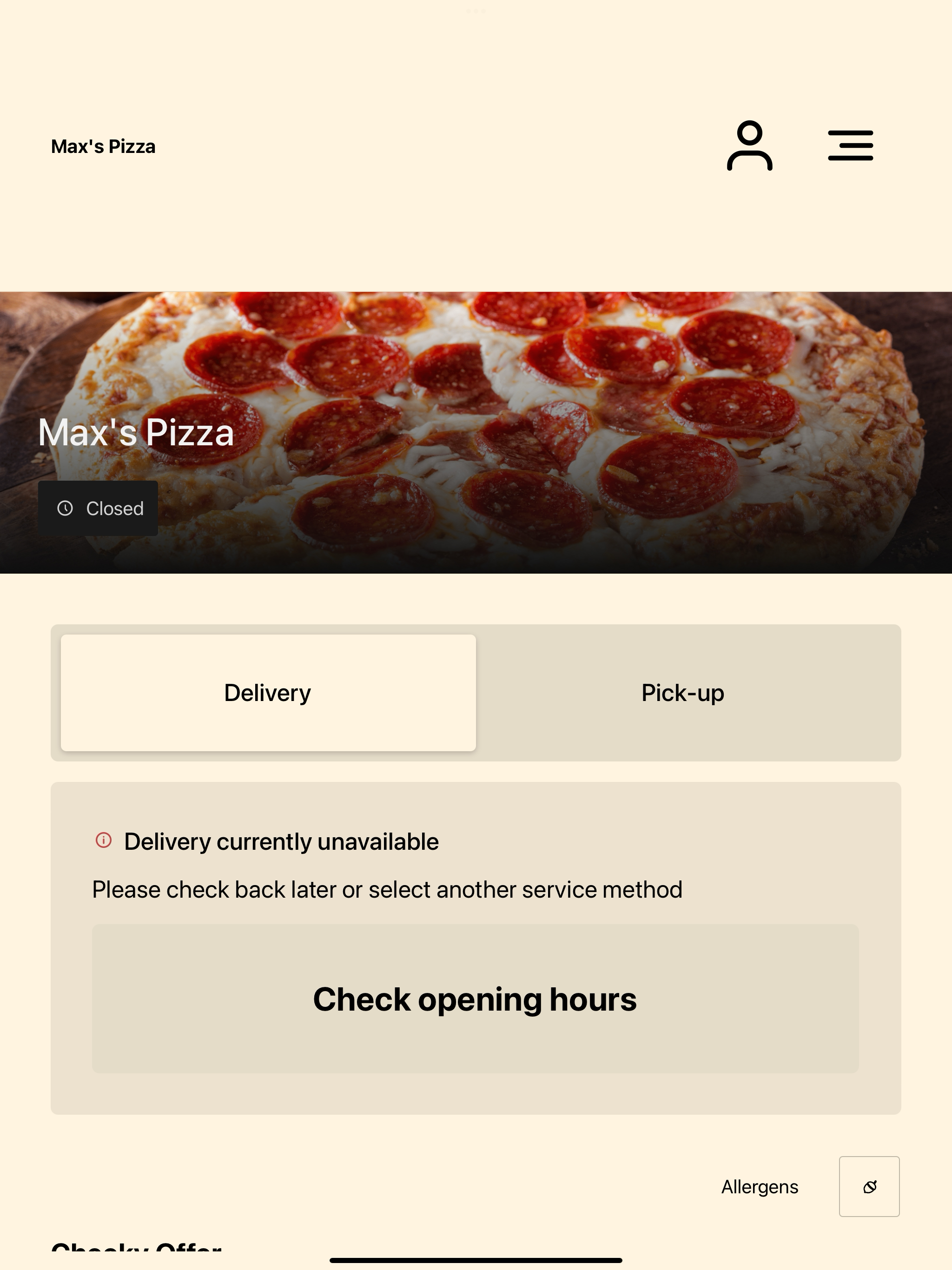 Max's Pizza