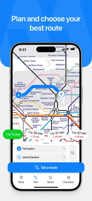 London Underground Planner screenshot 1
