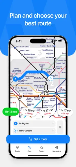 London Underground Planner iPhone screenshot 1