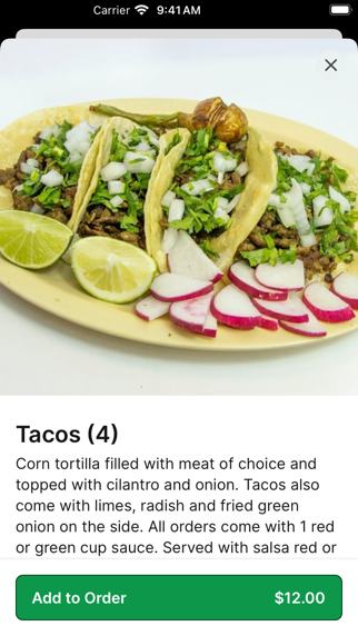 Taco Riendo iPhone screenshot 4 - Food & Drink app
