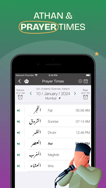 Islamic Calendar & Prayer Apps iPhone-skjermbilde 5