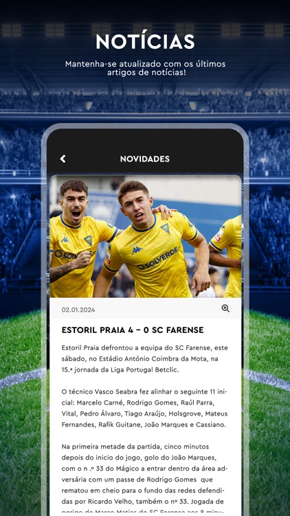 Estoril Fan App
