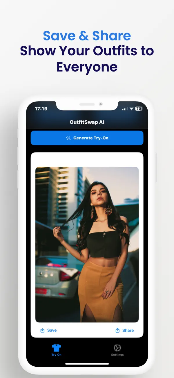 Screenshot #3 pour OutfitSwap: AI Try-On