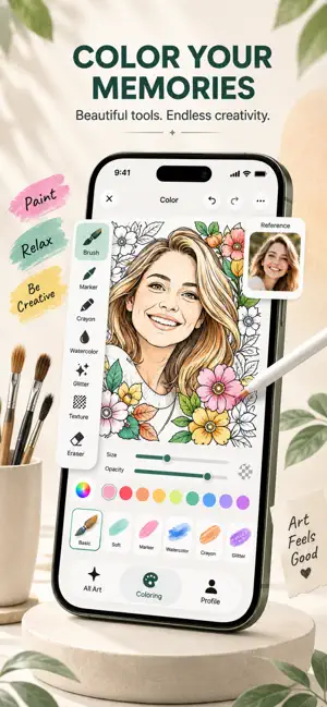 Flow-Coloring Book for Adults screenshot 2