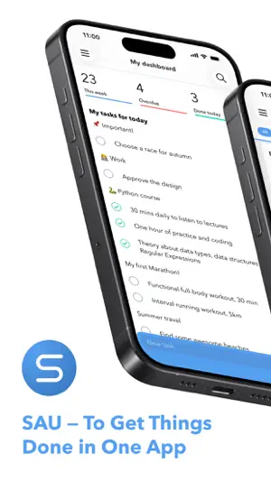 SAU: Task tracker & projects screenshot 1