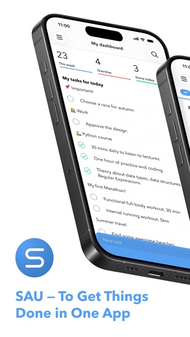 Screenshot #1 pour SAU: Task tracker & projects