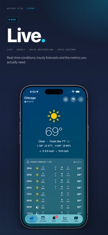 Weather Ultra iPhone screenshot