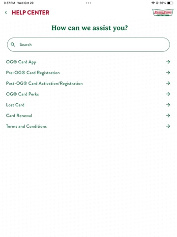 Krispy Kreme OG_Card iPad screenshot 8