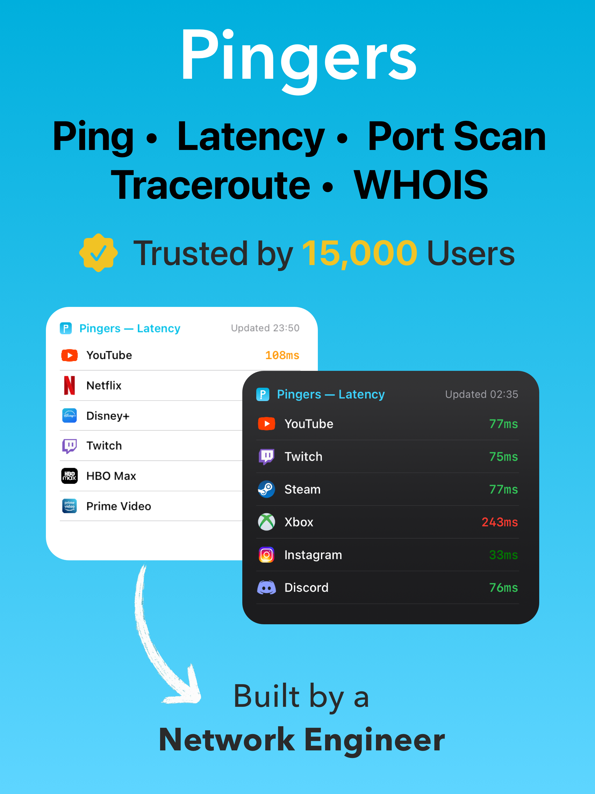 Pingers - Ping & Latency Check screenshot 10