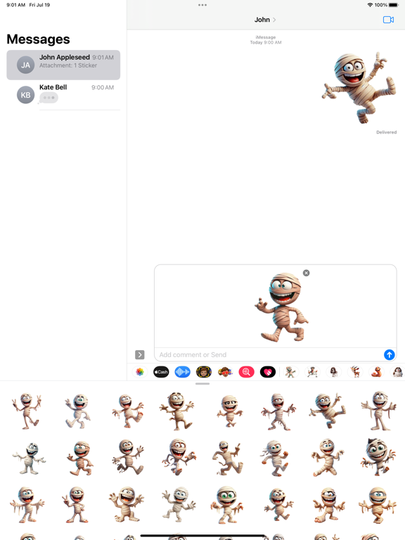 Screenshot #5 pour Happy Mummy Stickers