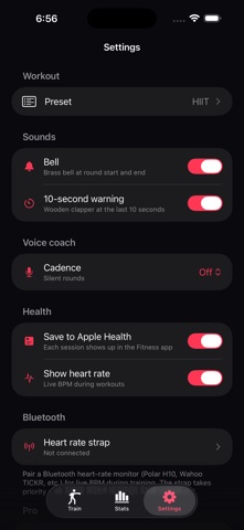 Boxing Timer: Round Coach Screenshot 3 of 4