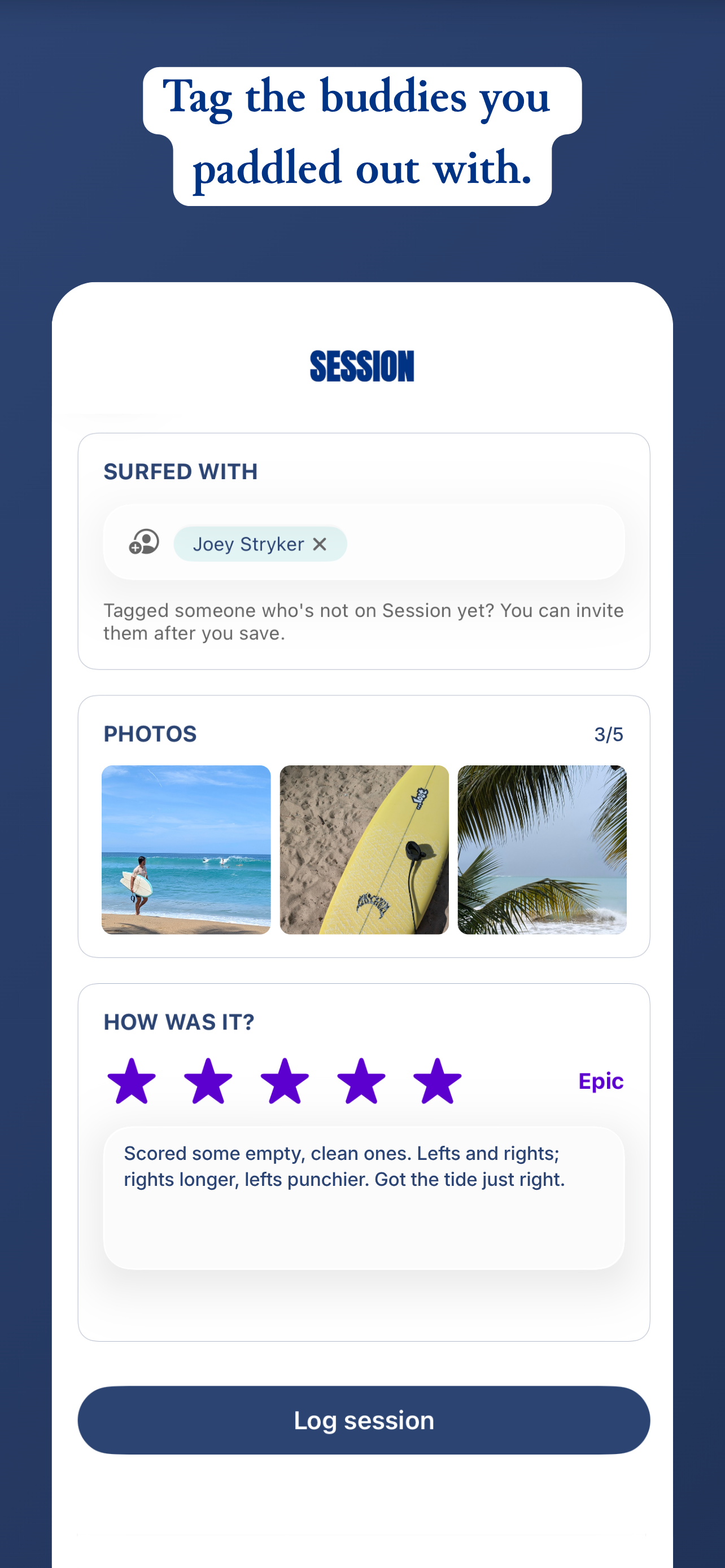 Session – Surf Log & Forecast screenshot 5