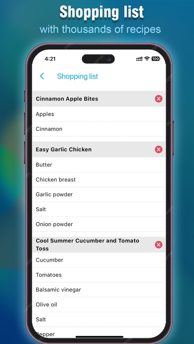 Meal Planner – Eating well Screenshot