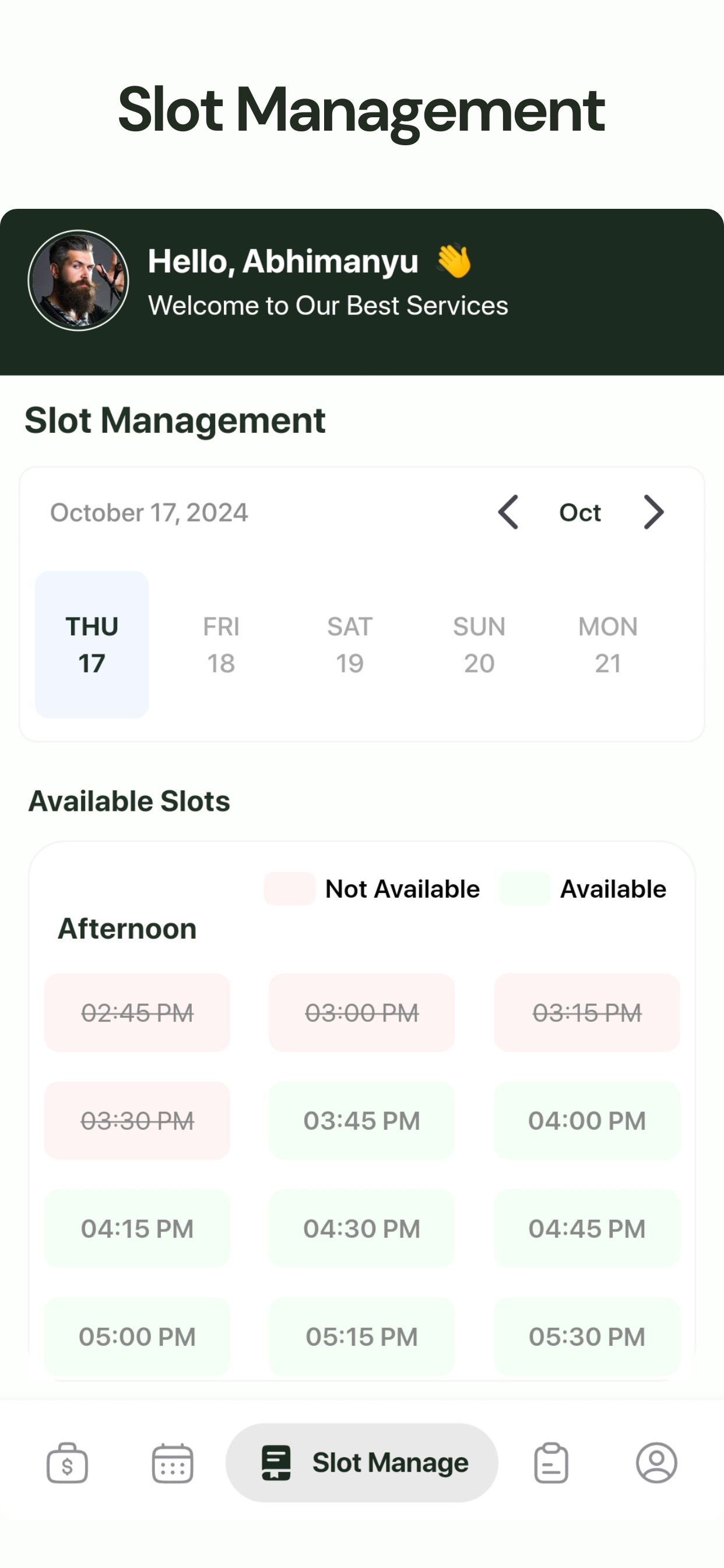 Labhham salon App screenshot 3