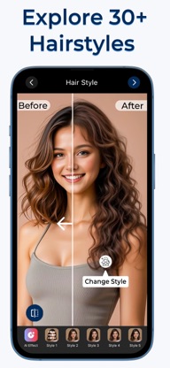 Hair Color Changer-Makeup Tool screenshot 3