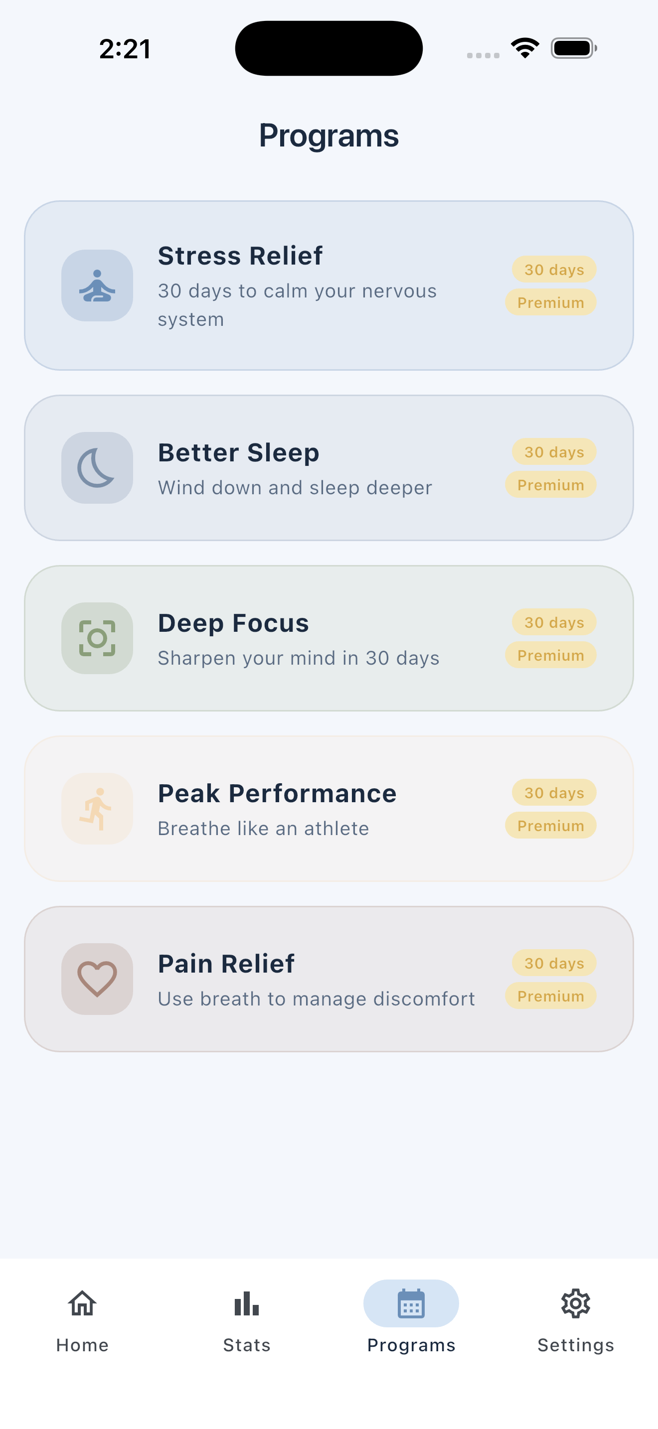 Inhale - Calm Breathing screenshot 3