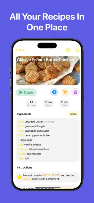 Nutmeg: Recipe Manager screenshot 1