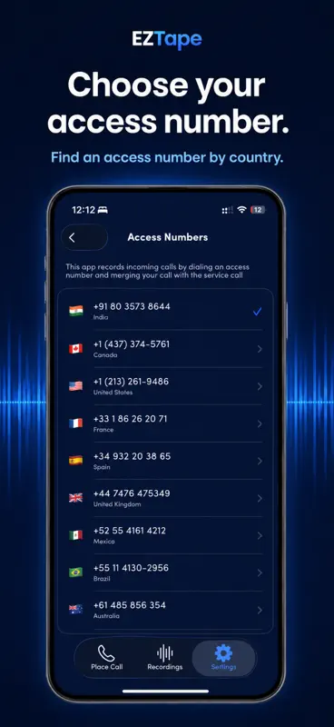 Call recording app for iphone screenshot 4 of 5