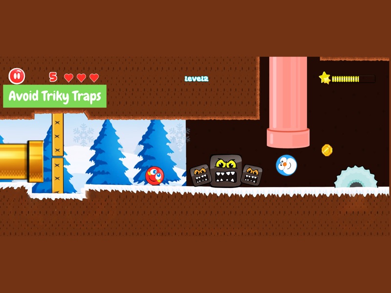 Ball 4 - Red Bounce Ball Hero screenshot 9