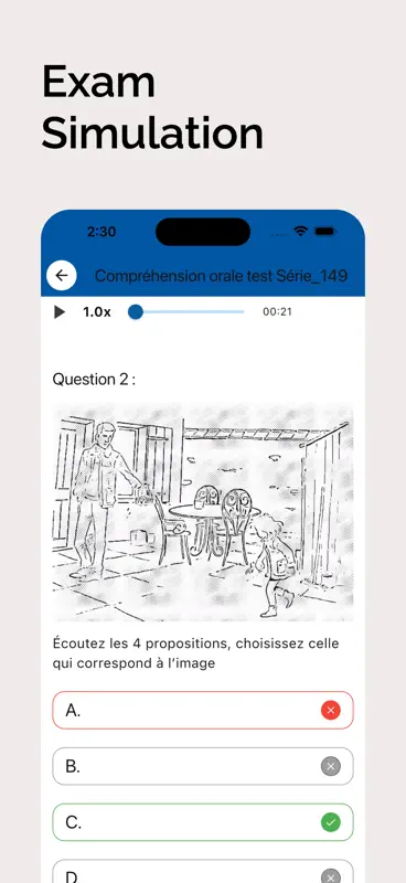 TCF Canada Practice & Tests screenshot 3 of 4