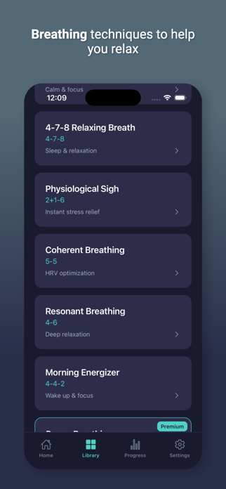 Flow Breath - Breathing Timer Screenshot 2 of 5