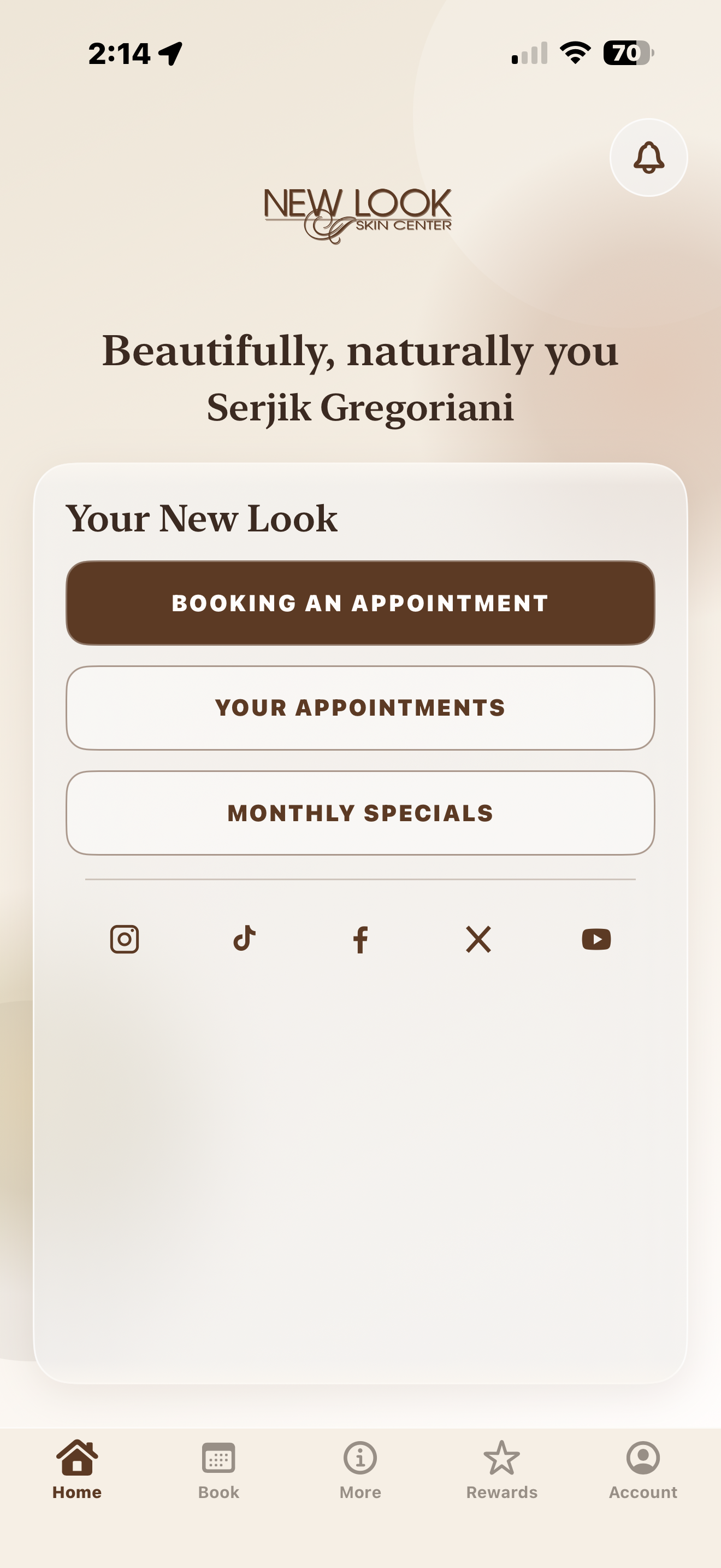 New Look Skin Center screenshot 2