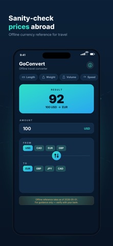 GoConvert: Travel Converter screenshot
