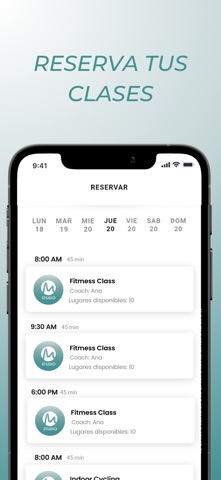 Fitmess Studio iPhone screenshot